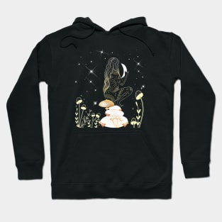 Moon Mushroom Goddess Hoodie